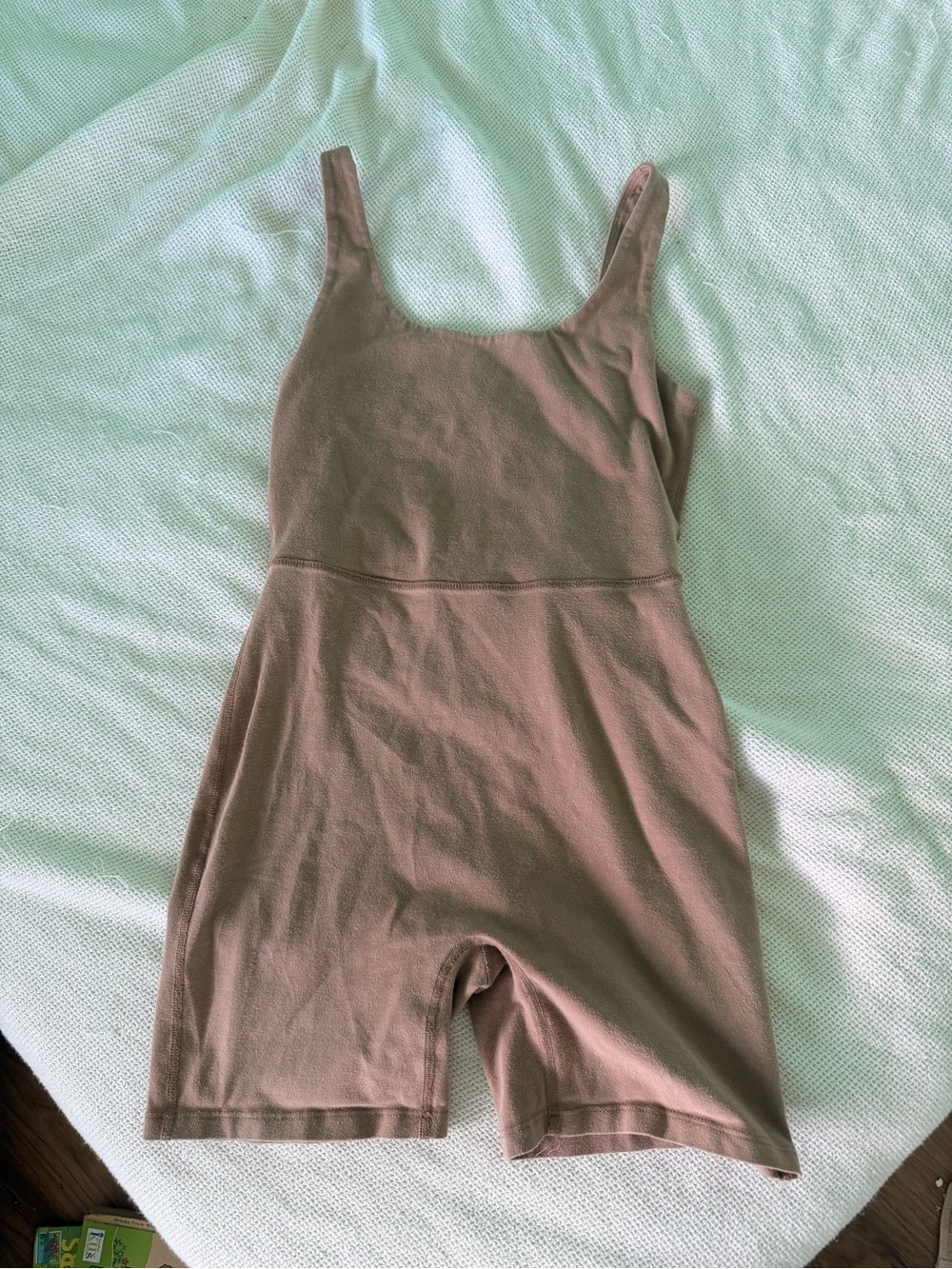 MATE the label organic One-Piece Romper — Brown